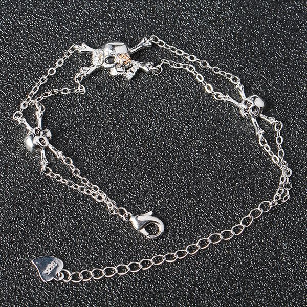 skull & roses bracelet for women men punk style silver color skeleton hand catenary gift fashion jewelry01, Golden;silver
skull & roses bracelet for women men punk style silver color skeleton hand catenary gift fashion jewelry01, Golden;silver