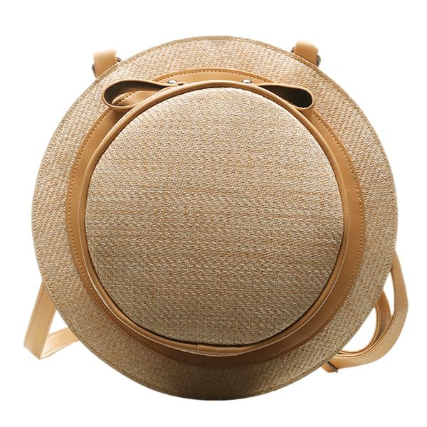 fashion round straw bags women holiday bohemian rattan crossbody bags handmade woven beach circular cap khaki
fashion round straw bags women holiday bohemian rattan crossbody bags handmade woven beach circular cap khaki