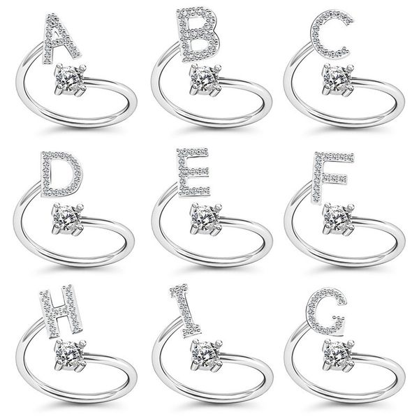 a-z letters ring for women zircon open rings initials name alphabet party adjustable rings for girlfriend gift fashion jewelry, Golden;silver
a-z letters ring for women zircon open rings initials name alphabet party adjustable rings for girlfriend gift fashion jewelry, Golden;silver