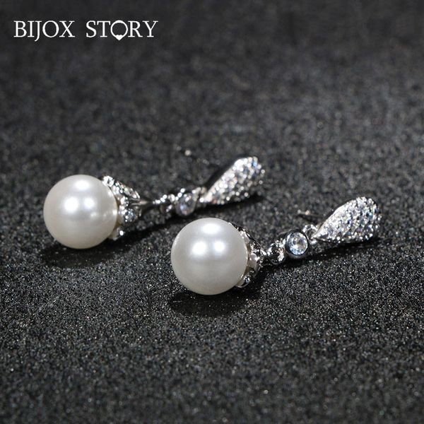 dangle & chandelier bijox story fashion earrings 925 sterling silver with natural freshwater pearl water drop shape for female wedding gift
dangle & chandelier bijox story fashion earrings 925 sterling silver with natural freshwater pearl water drop shape for female wedding gift