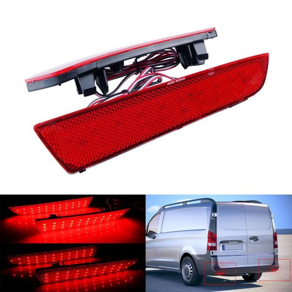 angrong led rear bumper reflector light for w447 vito tourer v-class 2014-2020