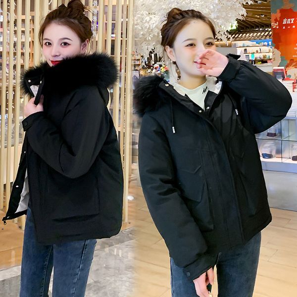 cultivate morality thickening heavy hair female 2020 winter cotton padded jacket female small cotton padded jacket, Black
cultivate morality thickening heavy hair female 2020 winter cotton padded jacket female small cotton padded jacket, Black