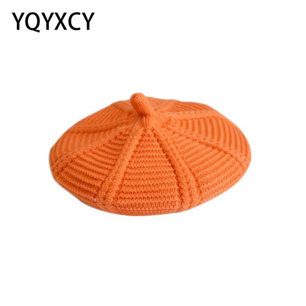 berets yqyxcy women's hat knitted beret autumn winter hats for women children soft femme kids girls cap gorro, Blue;gray
berets yqyxcy women's hat knitted beret autumn winter hats for women children soft femme kids girls cap gorro, Blue;gray