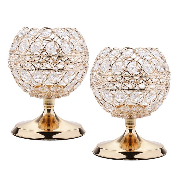 2pcs bling crystal votive tealight candle holders wedding table centerpieces
2pcs bling crystal votive tealight candle holders wedding table centerpieces