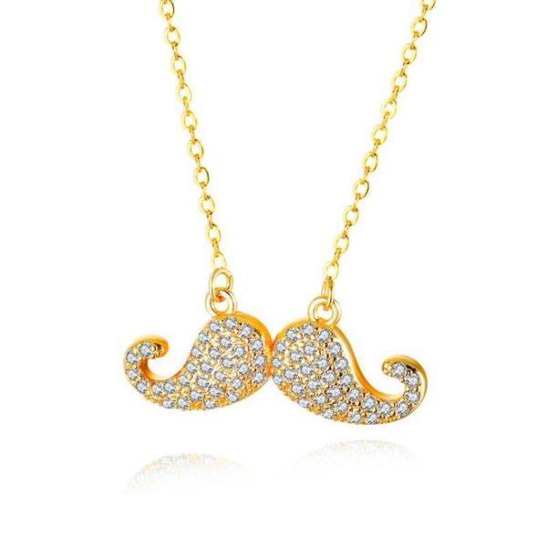 chains lan romantic & cute beard cz necklace for women fashion gold color female ladies valentines gift wholesale, Silver
chains lan romantic & cute beard cz necklace for women fashion gold color female ladies valentines gift wholesale, Silver