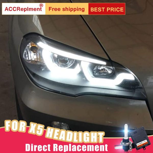 2pcs светодиодные фары для x5 e70 2007-2013 водить автомобиль фары angel eyes ксенон hid kit противотуманные фары дневного времени идущими
2pcs светодиодные фары для x5 e70 2007-2013 водить автомобиль фары angel eyes ксенон hid kit противотуманные фары дневного времени идущими