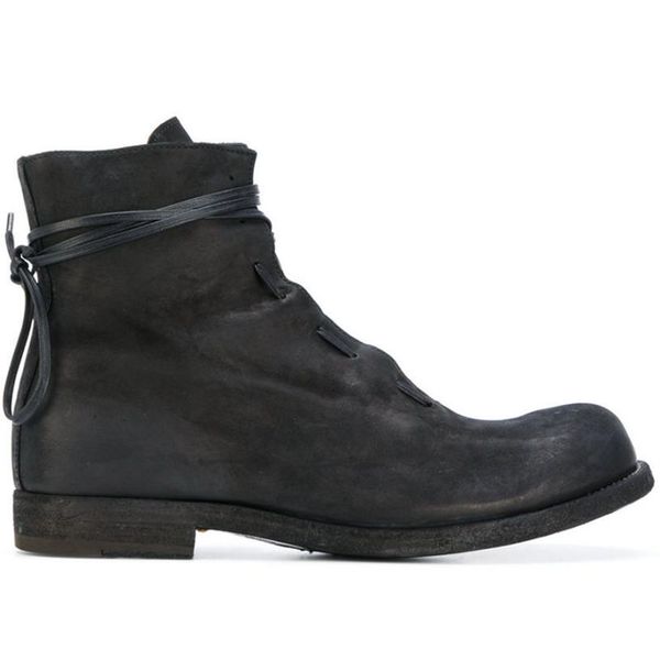 fr.lancelot genuine leather vintage retro handmade boots high denim street casual boots, Black
fr.lancelot genuine leather vintage retro handmade boots high denim street casual boots, Black