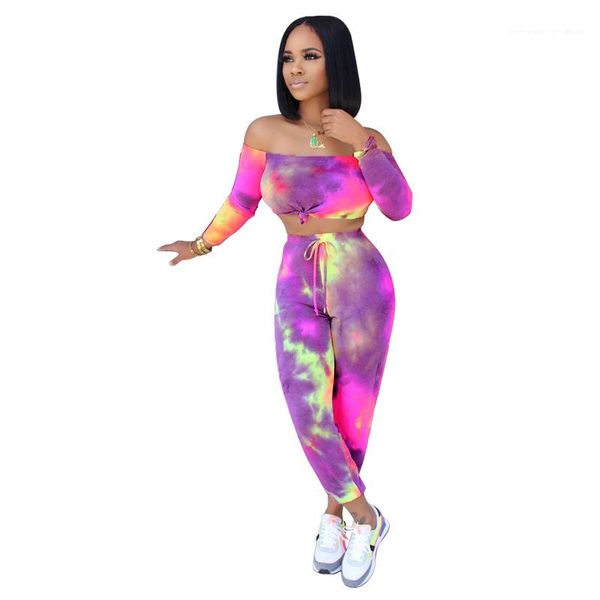 tie dye печать 2pcs наборы карандаш штаны с длинным рукавом мода повседневная sexy повседневные костюмы женские дизайнерские костюмы, White
tie dye печать 2pcs наборы карандаш штаны с длинным рукавом мода повседневная sexy повседневные костюмы женские дизайнерские костюмы, White