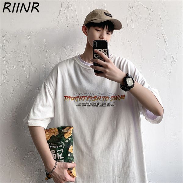 riinr 2020 summer simple letter printing loose men and women short-sleeved t-shirt large size s-5xl
riinr 2020 summer simple letter printing loose men and women short-sleeved t-shirt large size s-5xl