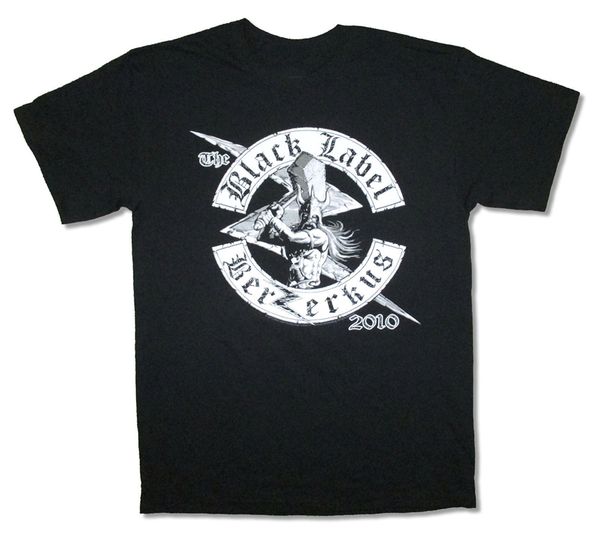 black label society berzerkus tour 2010 (vegas) usa cdn black shirt new casual print fashion tee shirt