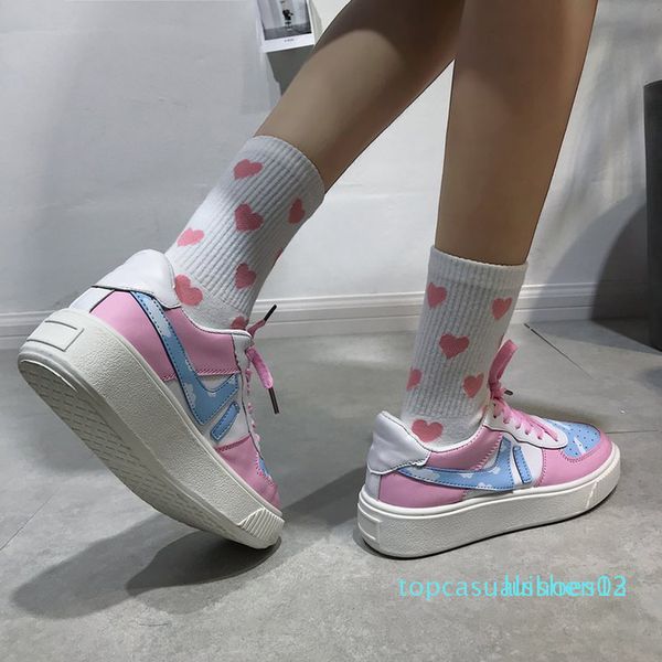fujin women flats gilrs sweet pink flat sneakers breathable spring autumn female lace up shoes casual footwear platform shoes l12, Black
fujin women flats gilrs sweet pink flat sneakers breathable spring autumn female lace up shoes casual footwear platform shoes l12, Black