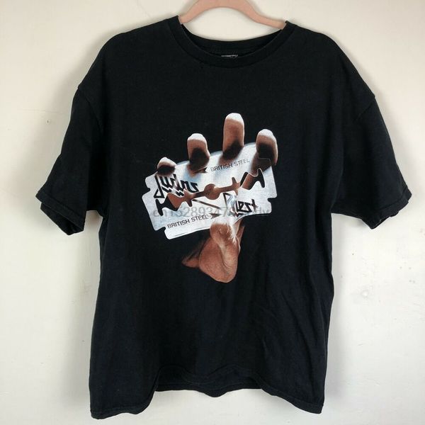 judas priest british steel (2-sided) concert shirt xl
judas priest british steel (2-sided) concert shirt xl
