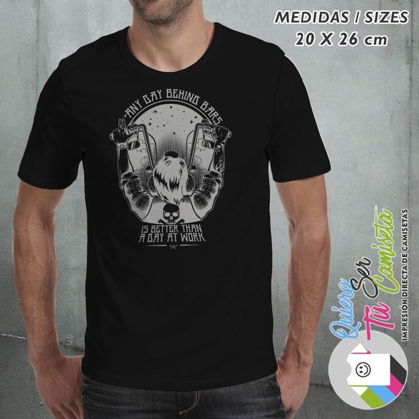 new fashion men tee camiseta a life behind bars is better than a day at work t-shirt casual cotton t shirt
new fashion men tee camiseta a life behind bars is better than a day at work t-shirt casual cotton t shirt