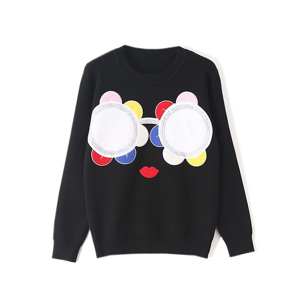 fashion women sweater france style 20fw new arrival sweater funny flower print balck white color s -l size, White;black
fashion women sweater france style 20fw new arrival sweater funny flower print balck white color s -l size, White;black