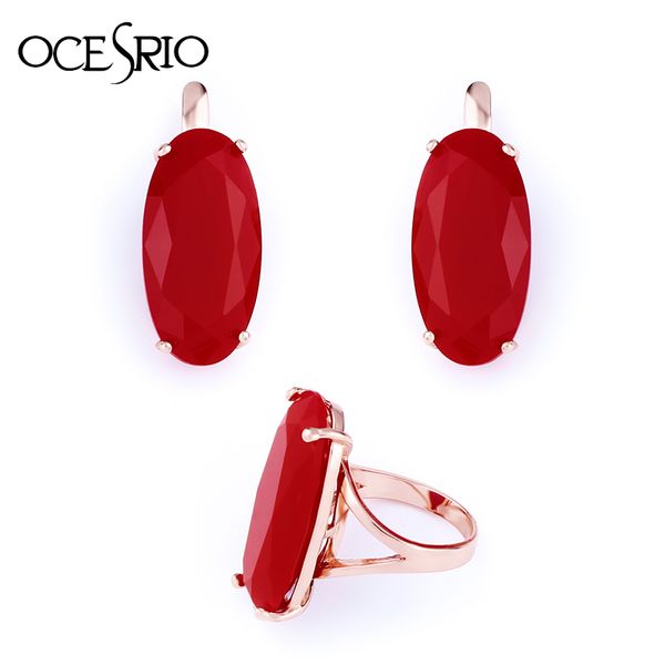 ocesrio red garnet jewelry sets for women party big red garnet stone ring stud earrings with stones vintage jewelry set rig-e66, Silver
ocesrio red garnet jewelry sets for women party big red garnet stone ring stud earrings with stones vintage jewelry set rig-e66, Silver