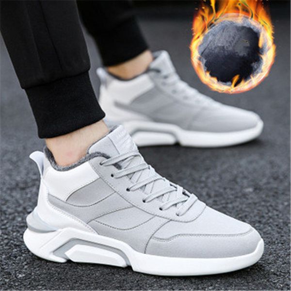 men autumn winter fashion high-sneakers male round toe plush keep warm footwear faux suede lace-uptrendy casual flat shoes, Black
men autumn winter fashion high-sneakers male round toe plush keep warm footwear faux suede lace-uptrendy casual flat shoes, Black