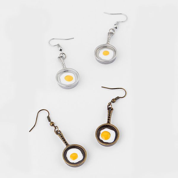 dangle & chandelier 1pair silver color brown cute pans fried eggs charms omelette pan pendants earrings jewelry for women girl
dangle & chandelier 1pair silver color brown cute pans fried eggs charms omelette pan pendants earrings jewelry for women girl