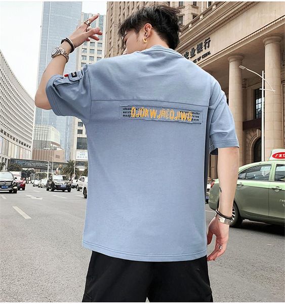 t-shirt summer fashion korean version short sleeve round neck tshirts designer new male casual tee shirts clothing man half sleeved, White;black 
t-shirt summer fashion korean version short sleeve round neck tshirts designer new male casual tee shirts clothing man half sleeved, White;black