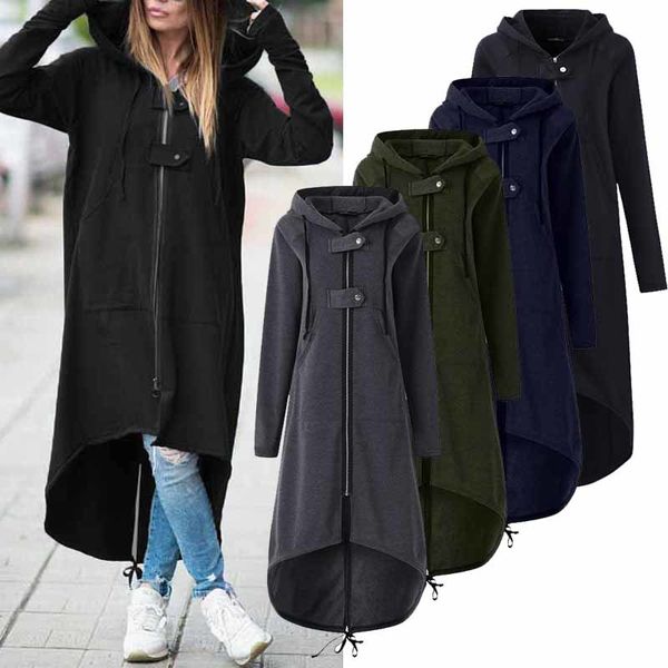 women sweatshirt dress fashion asymmetrical hoodies autumn zipper buckles coats plus size hooded outerwear plus size 7, Black
women sweatshirt dress fashion asymmetrical hoodies autumn zipper buckles coats plus size hooded outerwear plus size 7, Black