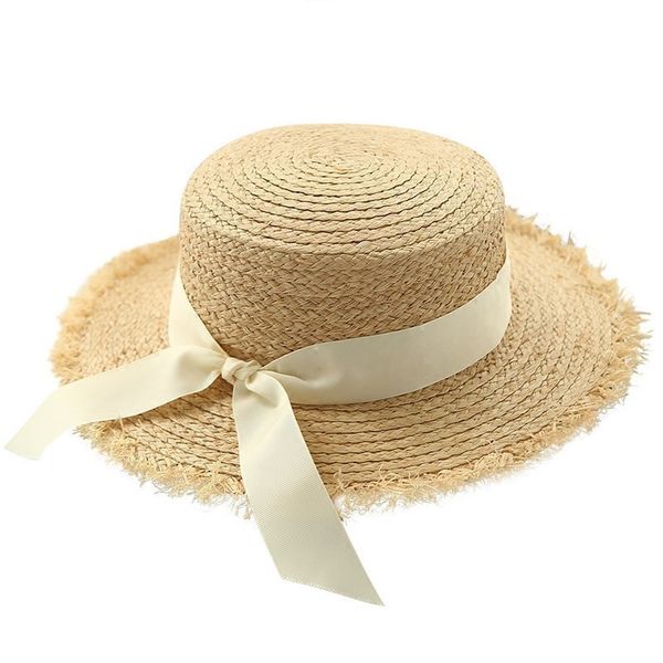simple women summer beach raffia black white ribbon hat bow 100%raffia hat temperament flat straw hats women's sea beach, Blue;gray
simple women summer beach raffia black white ribbon hat bow 100%raffia hat temperament flat straw hats women's sea beach, Blue;gray