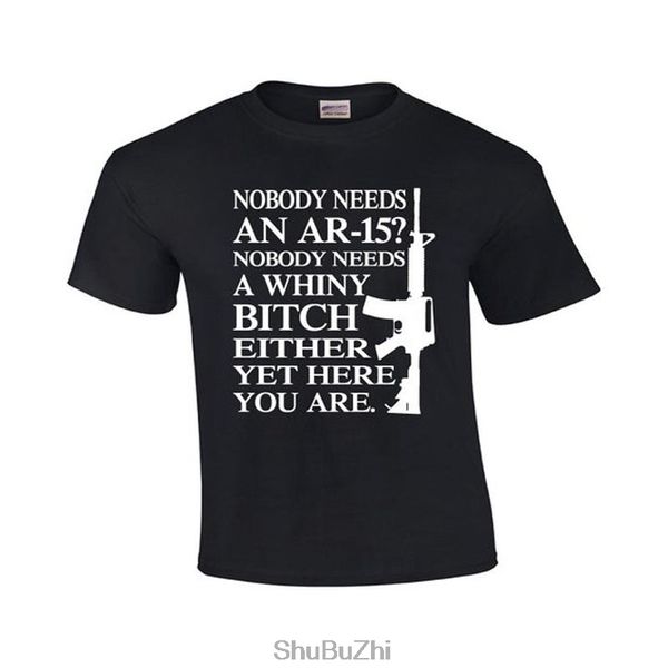 ar-15 nobody needs a whiny bitch men casual t-shirt summer style fashion hip-hop cool mens t shirt cotton 100% o-neck tshirt
ar-15 nobody needs a whiny bitch men casual t-shirt summer style fashion hip-hop cool mens t shirt cotton 100% o-neck tshirt