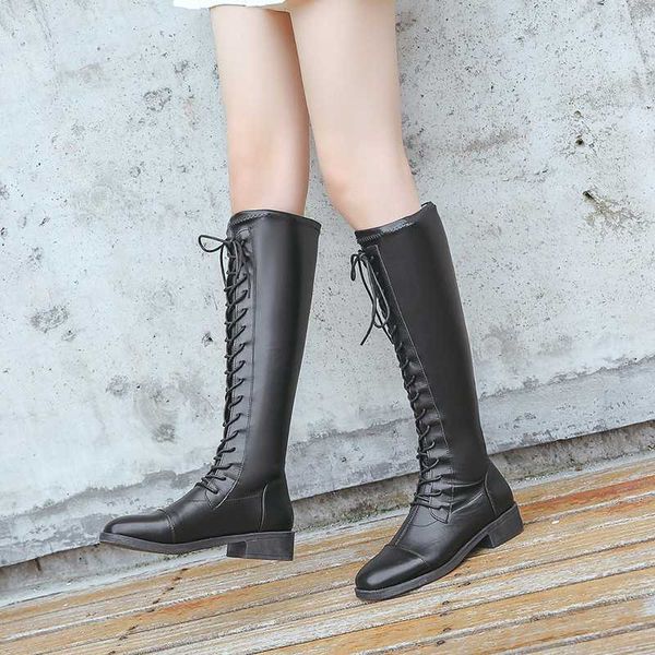 boots autumn winter 2021 black pu leather long women fashion cross-tied female knee high square heels shoes woman
boots autumn winter 2021 black pu leather long women fashion cross-tied female knee high square heels shoes woman