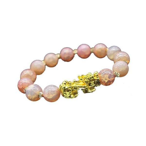 new gold color-protected enamel bracelets vintage imitation lucky women couple men and chalcedony bracelets beaded g5w9, Black
new gold color-protected enamel bracelets vintage imitation lucky women couple men and chalcedony bracelets beaded g5w9, Black