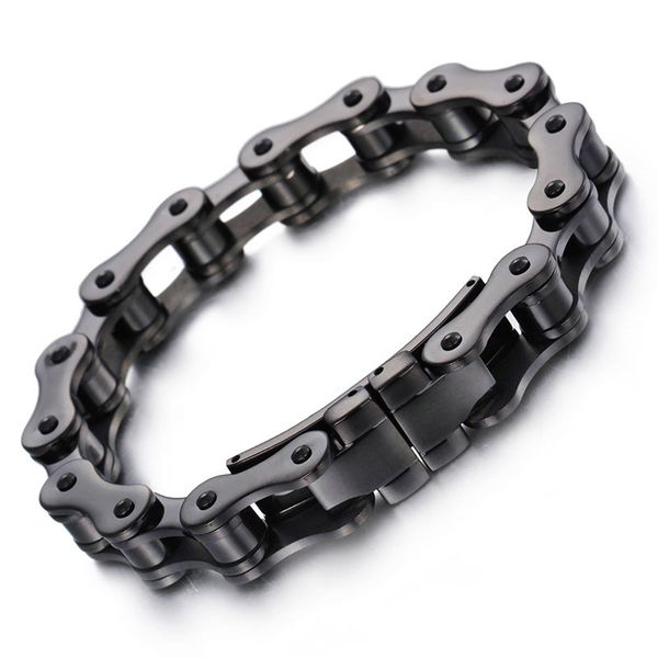 link, chain 225mm gold bicycle motorcycle bracelet bangle for men punk stainless steel black link wristband jewelry
link, chain 225mm gold bicycle motorcycle bracelet bangle for men punk stainless steel black link wristband jewelry