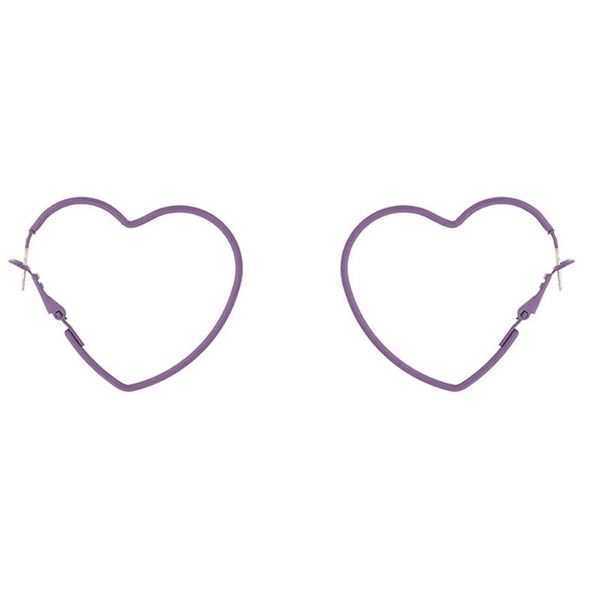 hoop & huggie korean style hoops earrings female fashion purple studs sweet personality simple love shaped clip jl, Golden;silver
hoop & huggie korean style hoops earrings female fashion purple studs sweet personality simple love shaped clip jl, Golden;silver