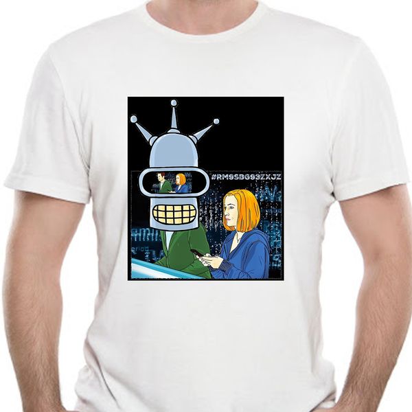 men tshirt x files followers robot by mimie( more 70 designs xfiles in my shop) t shirt women t-shirt tees 1008e