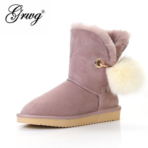 grwg новые подлинная кожа овчины снега сапоги из натуральной botas mujer winter real wool мода женская обувь, Black
grwg новые подлинная кожа овчины снега сапоги из натуральной botas mujer winter real wool мода женская обувь, Black