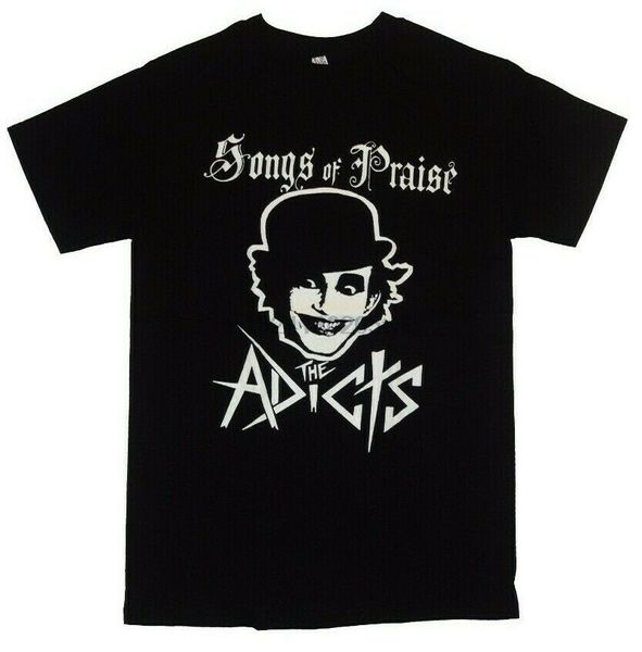 the adicts songs of praise new men t-shirt punk rock sound of music smart alex