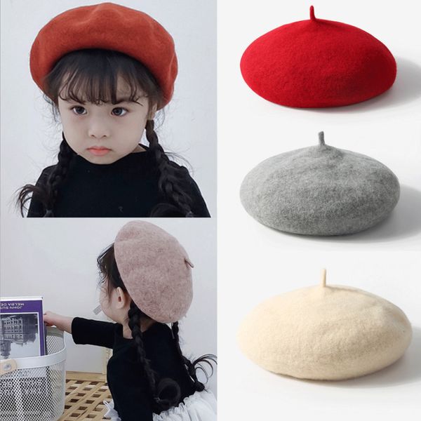 berets cute solid girl beret french artist warm wool winter beanie hat cap vintage plain elegant children painter hats, Blue;gray
berets cute solid girl beret french artist warm wool winter beanie hat cap vintage plain elegant children painter hats, Blue;gray
