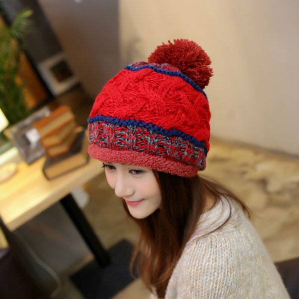 women skullies beanies autumn winter plus velvet thick bonnet red black white pink blue beige korean fashion hat cap for women, Blue;gray
women skullies beanies autumn winter plus velvet thick bonnet red black white pink blue beige korean fashion hat cap for women, Blue;gray