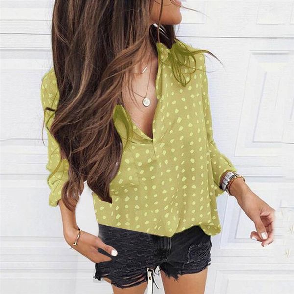 женские рубашки мода polka dot pattern рубашка повседневная рубашка естественный цвет с длинным рукавом женщины дизайнеры одежды, White
женские рубашки мода polka dot pattern рубашка повседневная рубашка естественный цвет с длинным рукавом женщины дизайнеры одежды, White