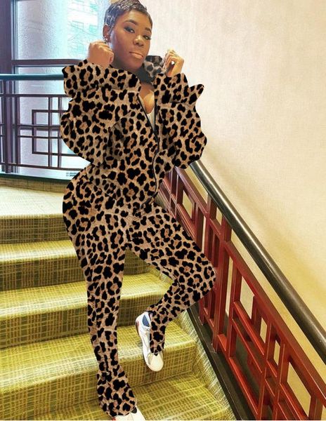 womens designer tracksuits long sleeve hooded coat skinney pants 2pcs suit leopard print fashion casual female clothing, Gray
womens designer tracksuits long sleeve hooded coat skinney pants 2pcs suit leopard print fashion casual female clothing, Gray