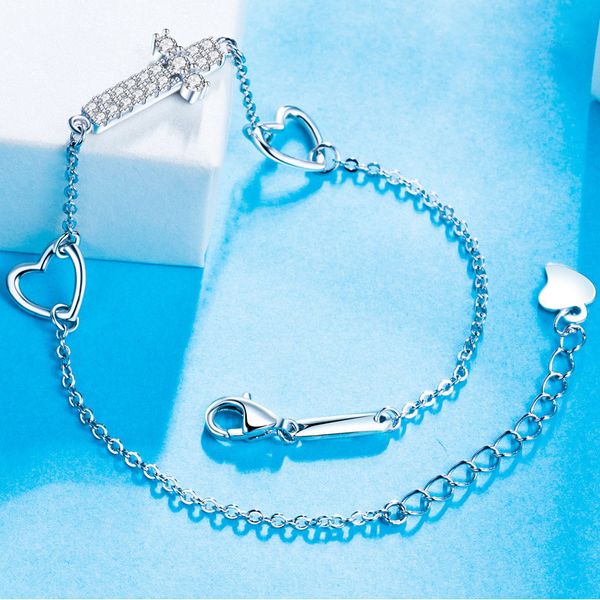 anklets real 100% 925 sterling silver bracelets cross charm bracelet for women simple chain link valentine day gift, Red;blue
anklets real 100% 925 sterling silver bracelets cross charm bracelet for women simple chain link valentine day gift, Red;blue