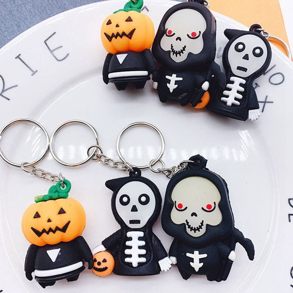 2020 new creative halloween luminous ghost doll keychain with led light pumpkin skull bag pendant gift, Silver
2020 new creative halloween luminous ghost doll keychain with led light pumpkin skull bag pendant gift, Silver