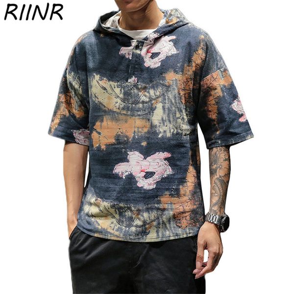 riinr 2019 summer men's hooded linen t-shirt loose five-point sleeve printed t-shirt m-5xl
riinr 2019 summer men's hooded linen t-shirt loose five-point sleeve printed t-shirt m-5xl