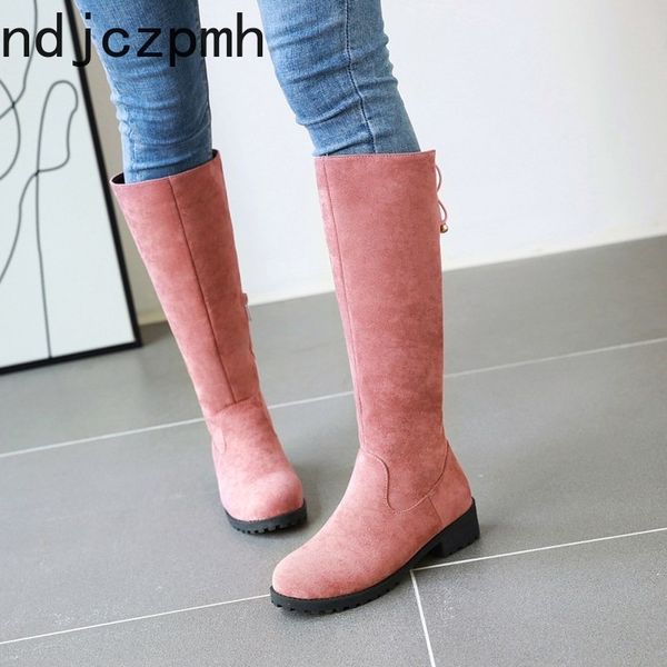 women's boots the new winter round head zipper fashion plush low-heeled high tube women's shoes plus size 32-43 heel height 3cm, Black
women's boots the new winter round head zipper fashion plush low-heeled high tube women's shoes plus size 32-43 heel height 3cm, Black