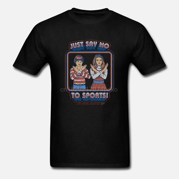 say no to sports t-shirt new cotton t-shirt men round neck short-sleeved casual t-shirt
say no to sports t-shirt new cotton t-shirt men round neck short-sleeved casual t-shirt