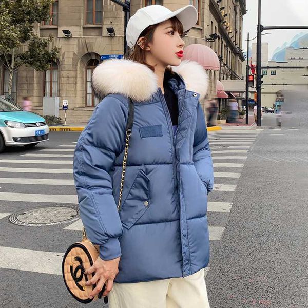 women's down jackets hooded thick parkas female winter 2020 plus size solid with fur collar thick casual loose puffer coat, Black
women's down jackets hooded thick parkas female winter 2020 plus size solid with fur collar thick casual loose puffer coat, Black
