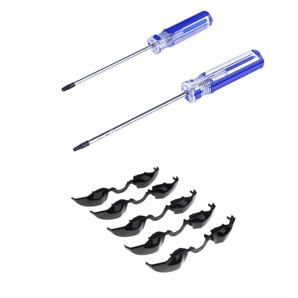 5pack replacement black lb rb triggers bumpers + t8/t10 screwdriver tool for microsoft xbox one elite controller 3.5mm jack version
5pack replacement black lb rb triggers bumpers + t8/t10 screwdriver tool for microsoft xbox one elite controller 3.5mm jack version