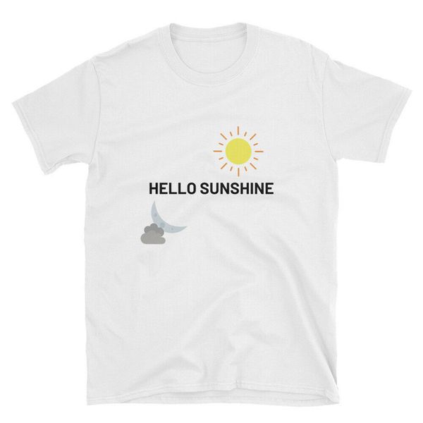hello sunshine short-sleeve t-shirt 30th 30th 40th 50th birthday tee shirt