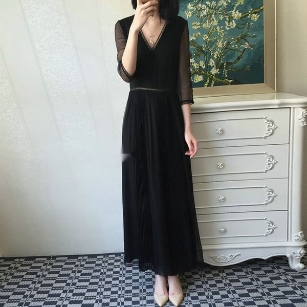 2020 spring and dress lacelace lacesummer new plus plus size silk hollow lace stitching dress fat mmv collar loose slimming rwwir, Black;gray
2020 spring and dress lacelace lacesummer new plus plus size silk hollow lace stitching dress fat mmv collar loose slimming rwwir, Black;gray