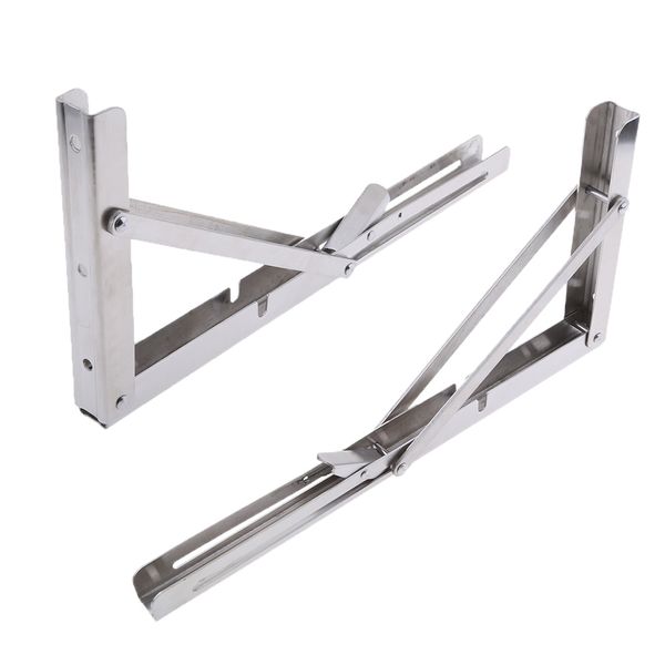 2pcs 304 stainless steel folding boat bench shelf table bracket 14 
2pcs 304 stainless steel folding boat bench shelf table bracket 14