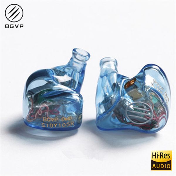 2020 bgvp dm6 5ba customized earphone hifi earphone monitor in-ear balanced armature mmcx cable replaceable cable