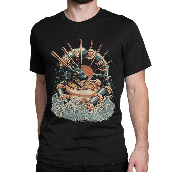 men t-shirt japanese monster dragon sushi ramen vintage 100% cotton tees short sleeve black version kanagawa great wave t shirt
men t-shirt japanese monster dragon sushi ramen vintage 100% cotton tees short sleeve black version kanagawa great wave t shirt