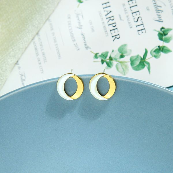 uer delicate shell moon stud earrings for women gifts minimalist gold color brass earrings 2020 new fashion jewelry accessories, Golden;silver
uer delicate shell moon stud earrings for women gifts minimalist gold color brass earrings 2020 new fashion jewelry accessories, Golden;silver