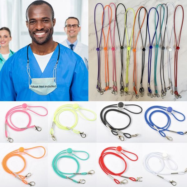12 colors anti-loss mask rope reusable face mask holder glassses masks lanyard adjustable hang on neck hha1586
12 colors anti-loss mask rope reusable face mask holder glassses masks lanyard adjustable hang on neck hha1586